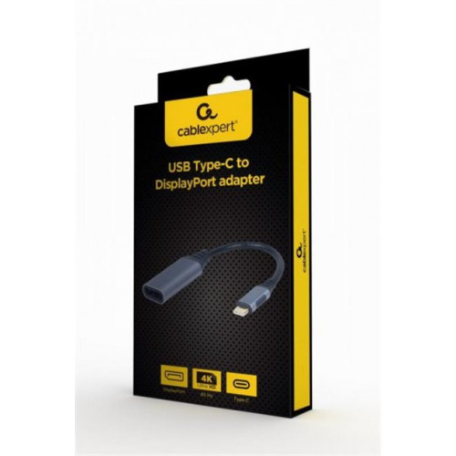 Перехідник USB 3.0 Type-C (male) to DisplayPort 4K (female) Cablexpert, 0.15 м, - зображення 2