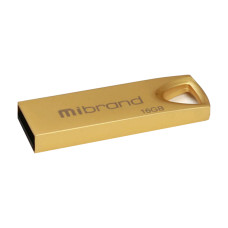 Флеш пам'ять USB 16Gb Mibrand Taipan Gold USB2.0, метал