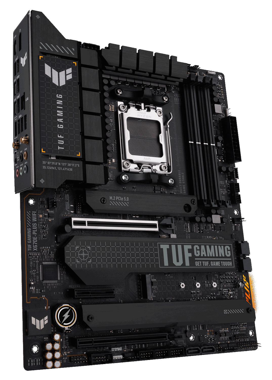 Мат. плата AM5 Asus TUF GAMING X670E-PLUS WIFI - зображення 4