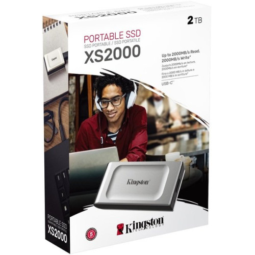 Зовнішній накопичувач SSD 2TB Kingston XS2000 (SXS2000\/2000G) - зображення 4