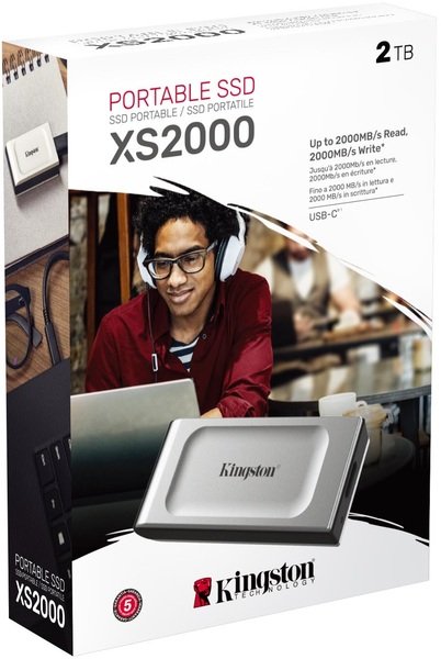 Зовнішній накопичувач SSD 2TB Kingston XS2000 (SXS2000\/2000G) - зображення 4
