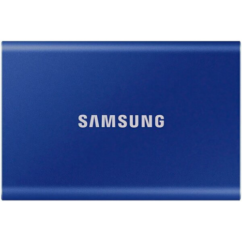 Зовнішній накопичувач SSD 1TB Samsung T7 Indigo Blue (MU-PC1T0H\/WW) - зображення 1