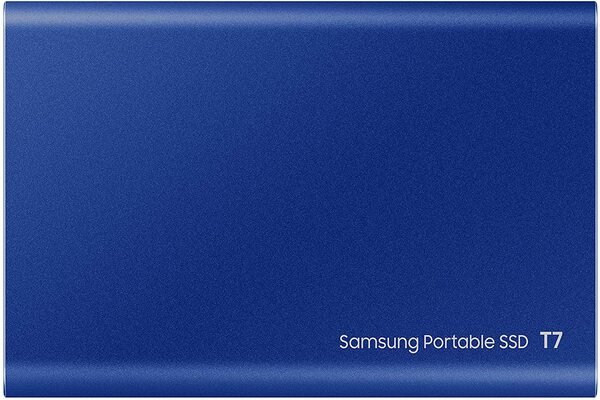 Зовнішній накопичувач SSD 1TB Samsung T7 Indigo Blue (MU-PC1T0H\/WW) - зображення 2