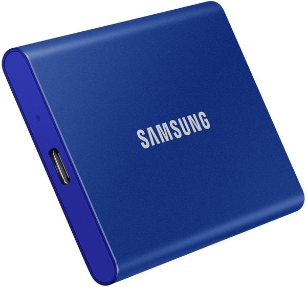 Зовнішній накопичувач SSD 1TB Samsung T7 Indigo Blue (MU-PC1T0H\/WW) - зображення 5