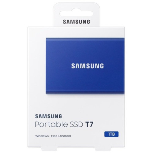 Зовнішній накопичувач SSD 1TB Samsung T7 Indigo Blue (MU-PC1T0H\/WW) - зображення 7