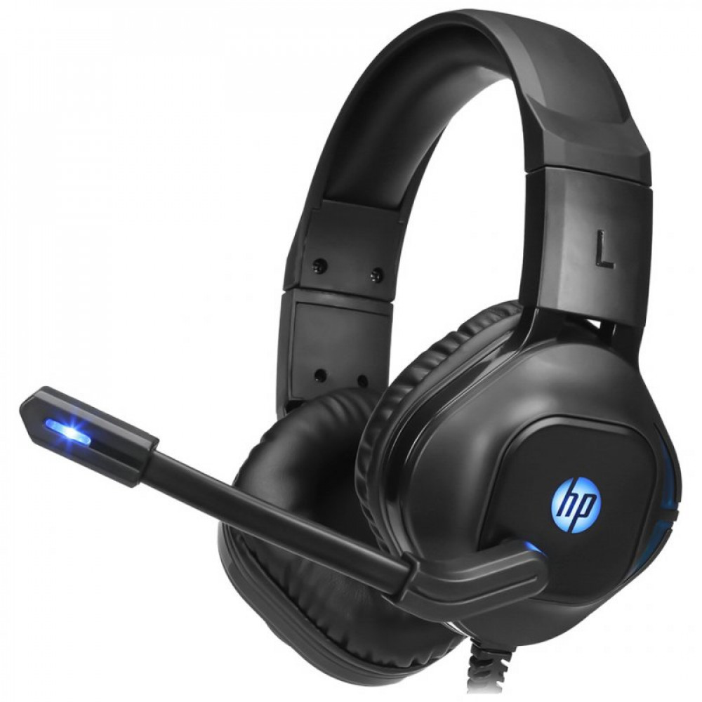 Гарнітура HP DHE-8002 Gaming Headset Red LED Black - зображення 1