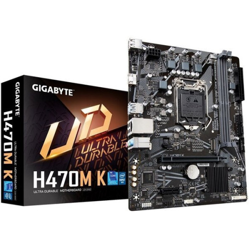 Мат. плата 1200 Gigabyte H470M K - зображення 5