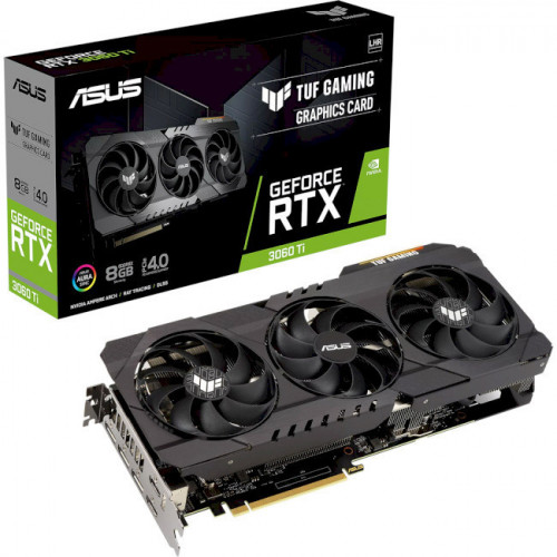 Відеокарта GeForce RTX 3060 Ti 8 GDDR6X Asus TUF GAMING (TUF-RTX3060TI-8GD6X-GAMING) - зображення 1