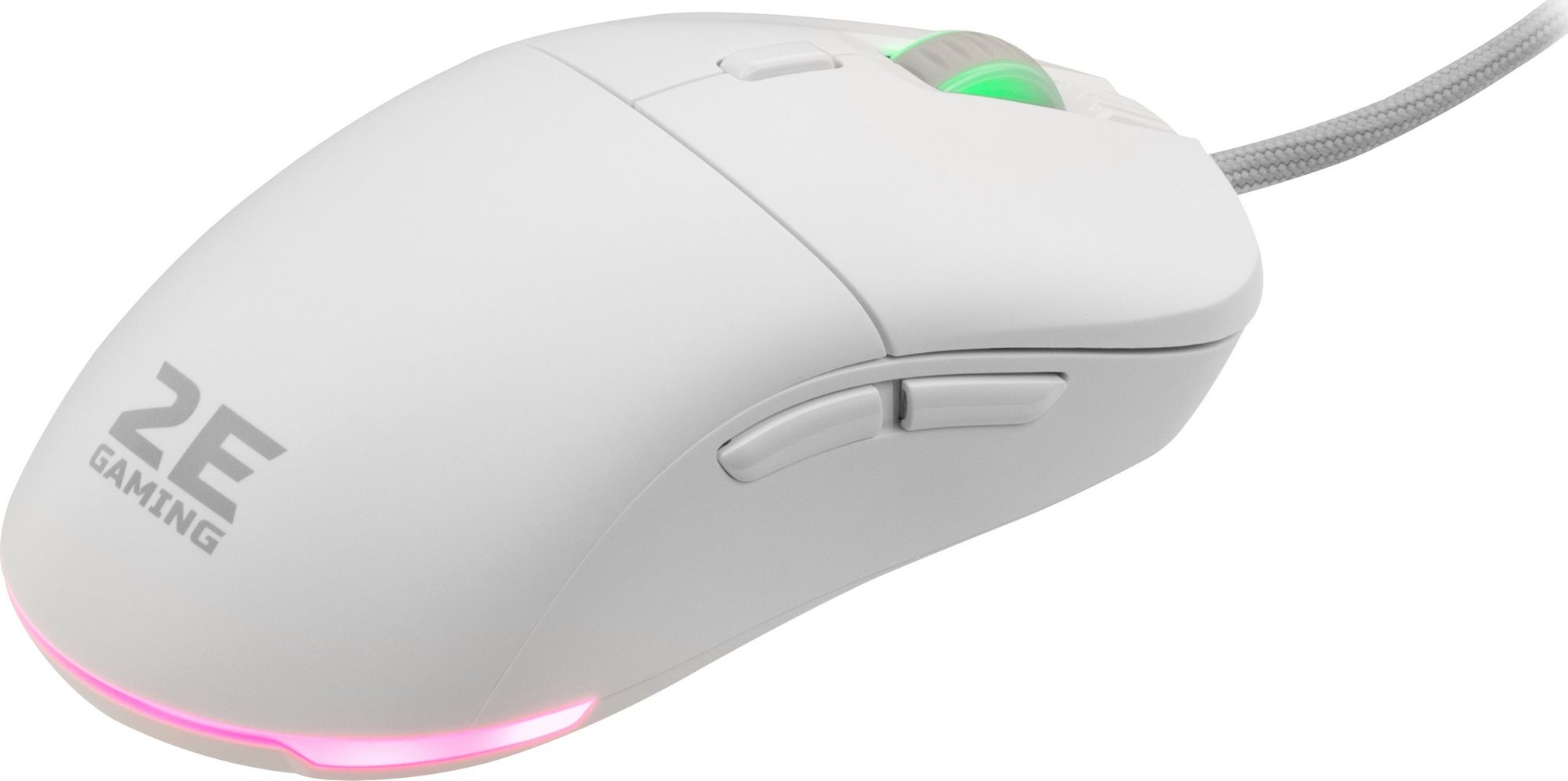 Мишка 2E Gaming HyperDrive Lite RGB White (2E-MGHDL-WT) - зображення 5