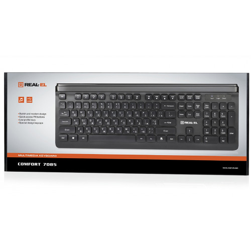 Клавіатура REAL-EL Comfort 7085 - зображення 4