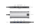 Концентратор Dynamode Type-C to HDMI 4K + Mini DP + 3хUSB3.0 + Gigabit RJ45 + USB Type C + microSD + SD - зображення 3