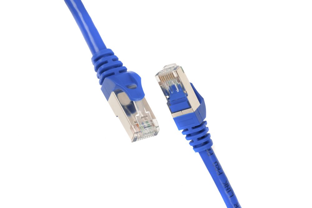 Патч-корд 2E Cat 5e, UTP, Blue 0.20m - зображення 1