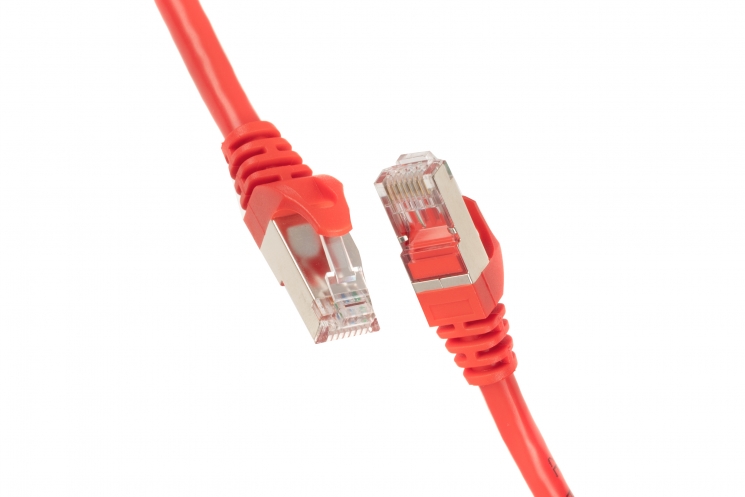 Патч-корд 2E Cat 5e, UTP, Red 0.20m - зображення 1