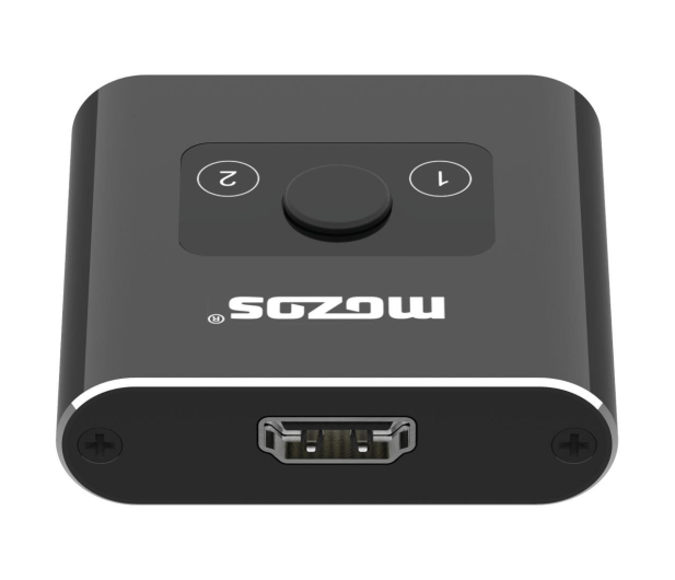 Відеосплітер Mozos (SH4K) 1x2 порти HDMI splitter ver 2.0 1080P 4K 3D - зображення 2