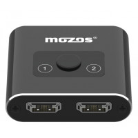 Відеосплітер Mozos (SH4K) 1x2 порти HDMI splitter ver 2.0 1080P 4K 3D
