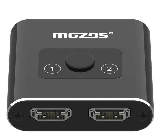 Відеосплітер Mozos (SH4K) 1x2 порти HDMI splitter ver 2.0 1080P 4K 3D - зображення 1
