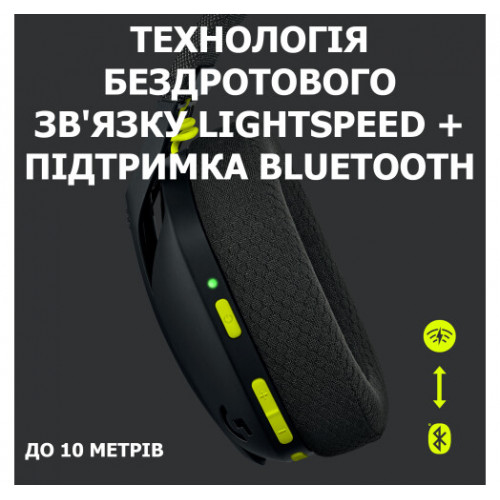 Безпровідна Bluetooth гарнітура Logitech G435 Black (981-001050) - зображення 2