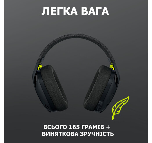 Безпровідна Bluetooth гарнітура Logitech G435 Black (981-001050) - зображення 5