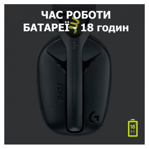 Безпровідна Bluetooth гарнітура Logitech G435 Black (981-001050) - зображення 6