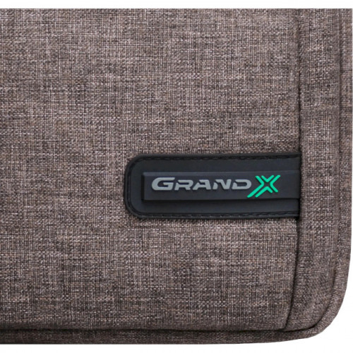 Сумка для ноутбука 15.6 Grand-X SB-149B Soft pocket Brown - зображення 7