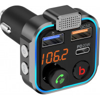 Автомобільний MP3 FM модулятор + блютуз Grand-X 99GRX Black