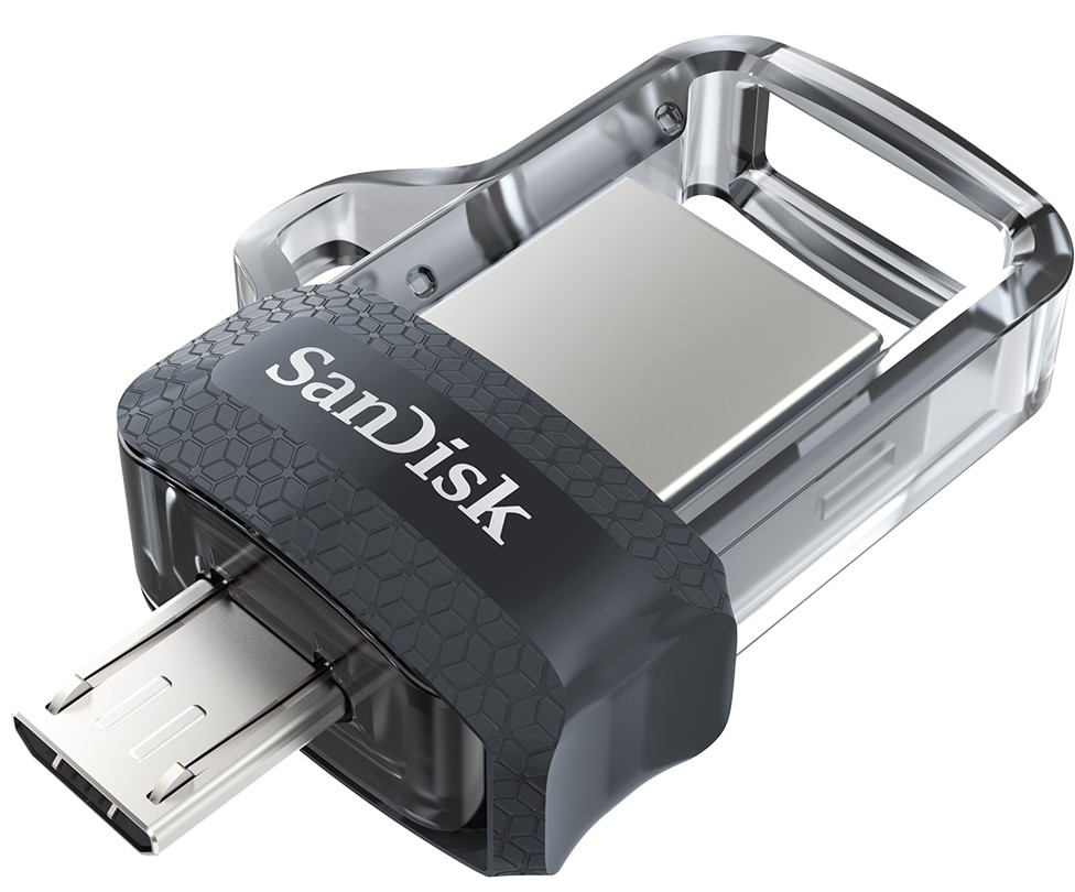 Флеш пам'ять USB 128Gb SanDisk Ultra Dual Drive m3.0 USB 3.0 OTG - зображення 2