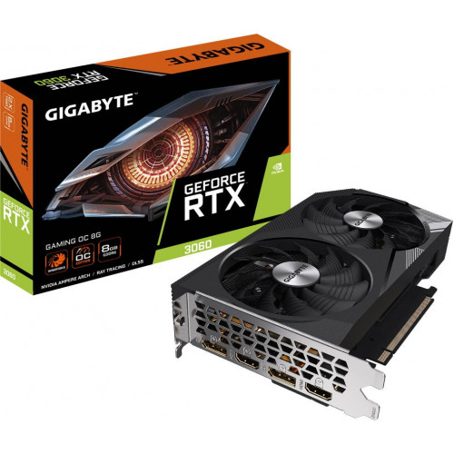 Відеокарта GeForce RTX 3060 8 GDDR6 Gigabyte (GV-N3060GAMING OC-8GD) - зображення 8