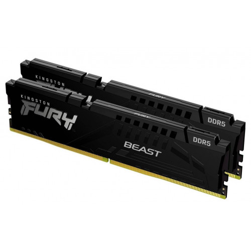 Пам'ять DDR5 RAM_64Gb (2x32Gb) 5200Mhz Kingston Fury Beast Black (KF552C40BBK2-64) - зображення 2