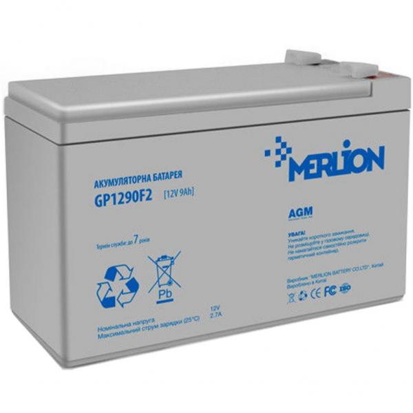 Акумуляторна батарея Merlion AGM GP1290F2 12V  9Ah - зображення 1
