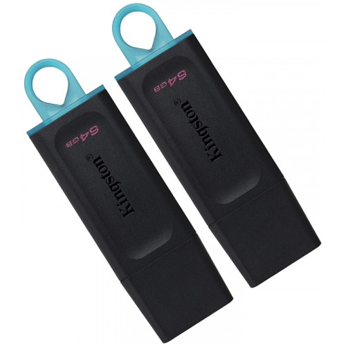 Флеш пам'ять USB 64 Gb Kingston DataTraveler Exodia USB3.2, 2 шт. - зображення 1