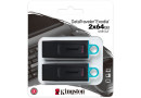 Флеш пам'ять USB 64 Gb Kingston DataTraveler Exodia USB3.2, 2 шт. - зображення 2