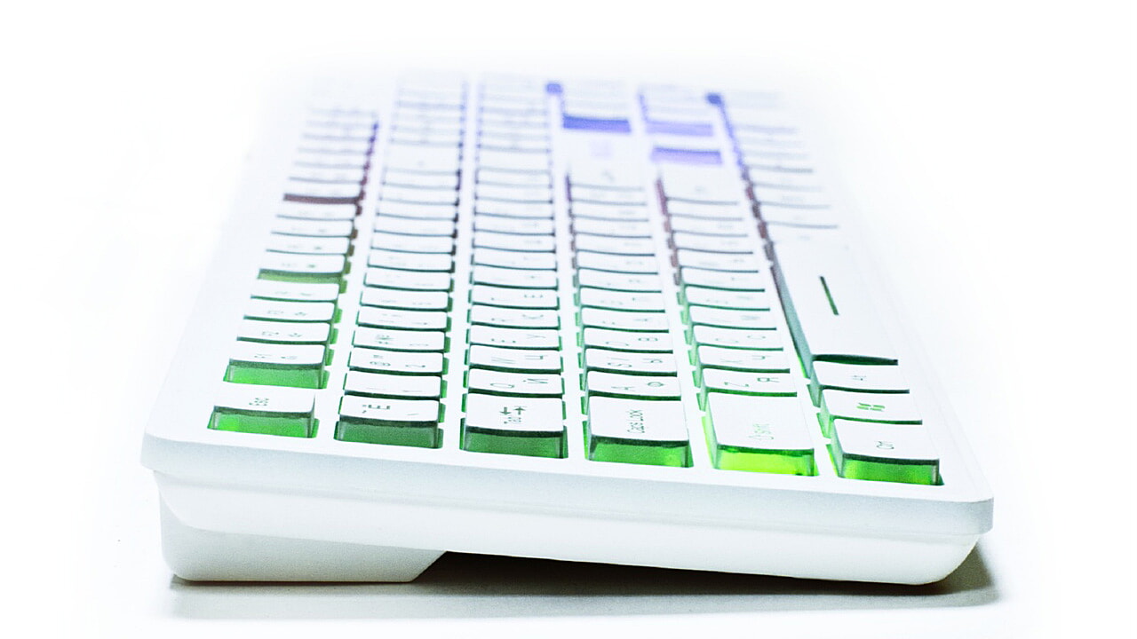 Клавіатура REAL-EL Comfort 7070 Backlit White - зображення 5