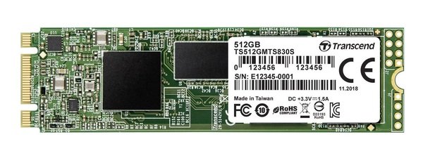 Накопичувач SSD M.2 512GB Transcend MTS830S (TS512GMTS830S) - зображення 1