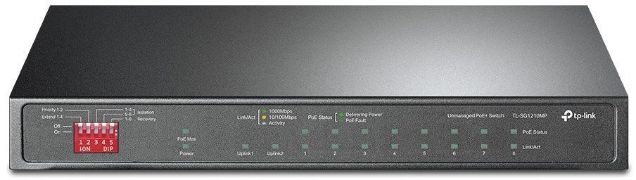 Комутатор Switch TP-Link TL-SG1210MP - зображення 1