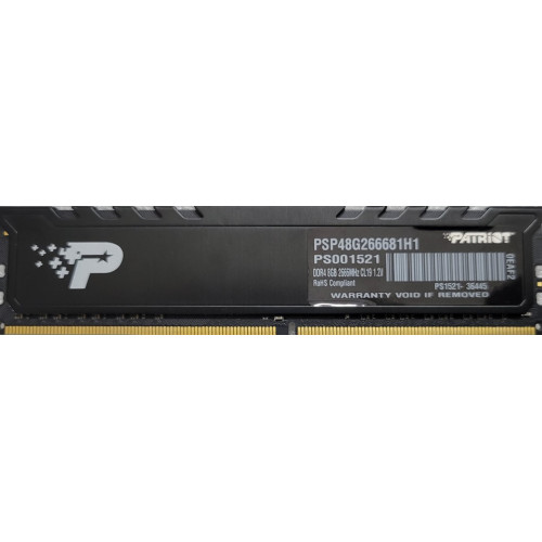 Пам'ять DDR4 RAM 8Gb (1x8Gb) 2666Mhz Patriot Signature Premium (PSP48G266681H1) - зображення 2