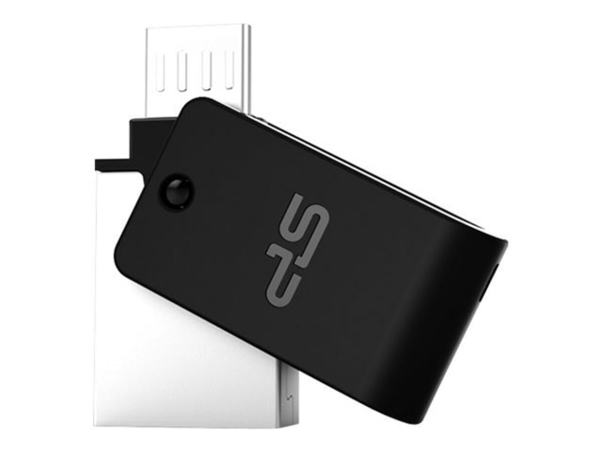 Флеш пам'ять USB 16Gb Silicon Power Mobile X21 USB2.0\/ microUSB OTG - зображення 1