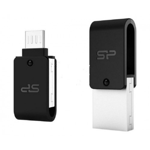 Флеш пам'ять USB 16Gb Silicon Power Mobile X21 USB2.0\/ microUSB OTG - зображення 3