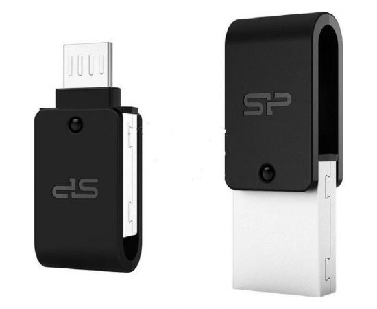 Флеш пам'ять USB 16Gb Silicon Power Mobile X21 USB2.0\/ microUSB OTG - зображення 3