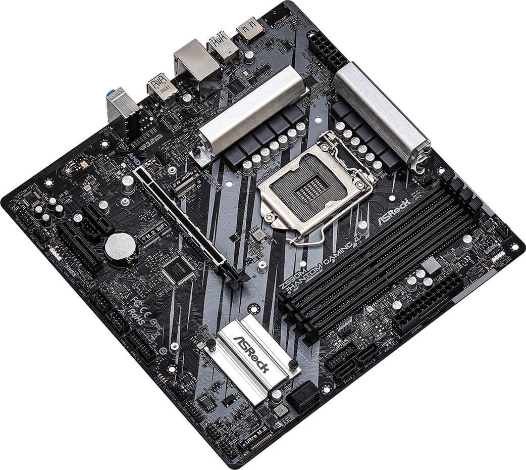 Мат. плата 1200 Asrock Z590M Phantom Gaming 4 - зображення 3