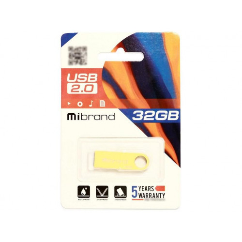 Флеш пам'ять USB 32 Gb Mibrand Puma Gold USB 2.0 - зображення 3