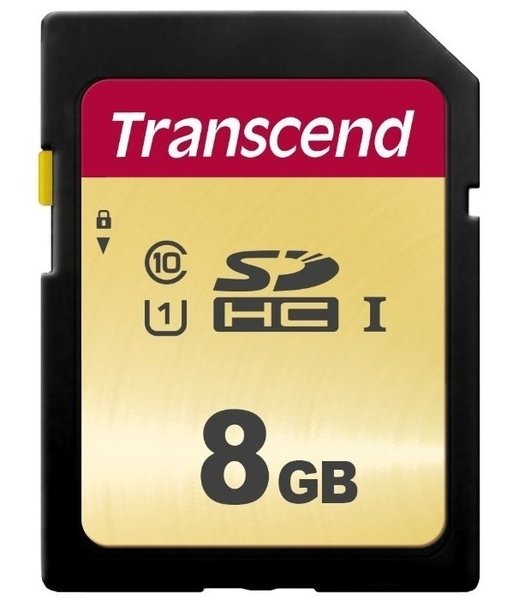 Secure Digital card 8GB Transcend SDHC class 10 (TS8GSDC300S) - зображення 1