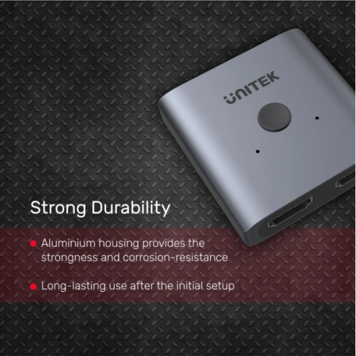 Відеосплітер Unitek (V1127A) 1x2 порти HDMI splitter ver 2.0 1080P 4K 3D - зображення 6