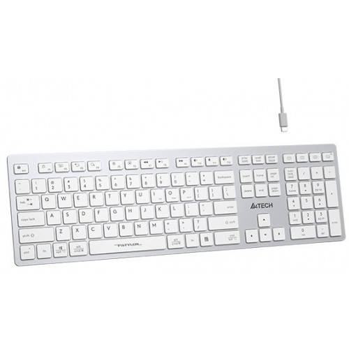 Клавіатура A4-Tech FBX50C White - зображення 2