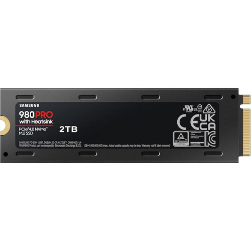 Накопичувач SSD NVMe M.2 2000GB Samsung 980 PRO з радіатором (MZ-V8P2T0CW) - зображення 2