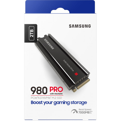 Накопичувач SSD NVMe M.2 2000GB Samsung 980 PRO з радіатором (MZ-V8P2T0CW) - зображення 3