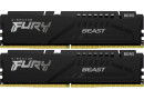 Пам'ять DDR5 RAM_64Gb (2x32Gb) 5600Mhz Kingston Fury Beast Black (KF556C40BBK2-64) - зображення 3