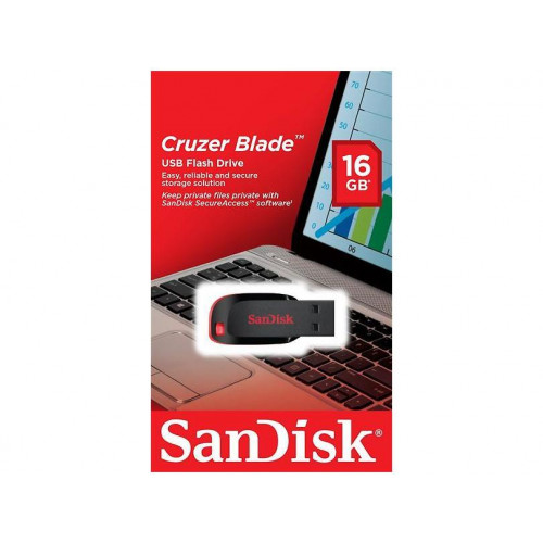Флеш пам'ять USB 16Gb SanDisk Cruzer Blade USB 2.0 (SDCZ50-016G-B35) - зображення 5