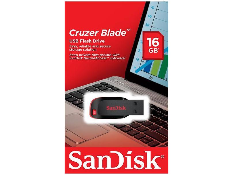 Флеш пам'ять USB 16Gb SanDisk Cruzer Blade USB 2.0 (SDCZ50-016G-B35) - зображення 5