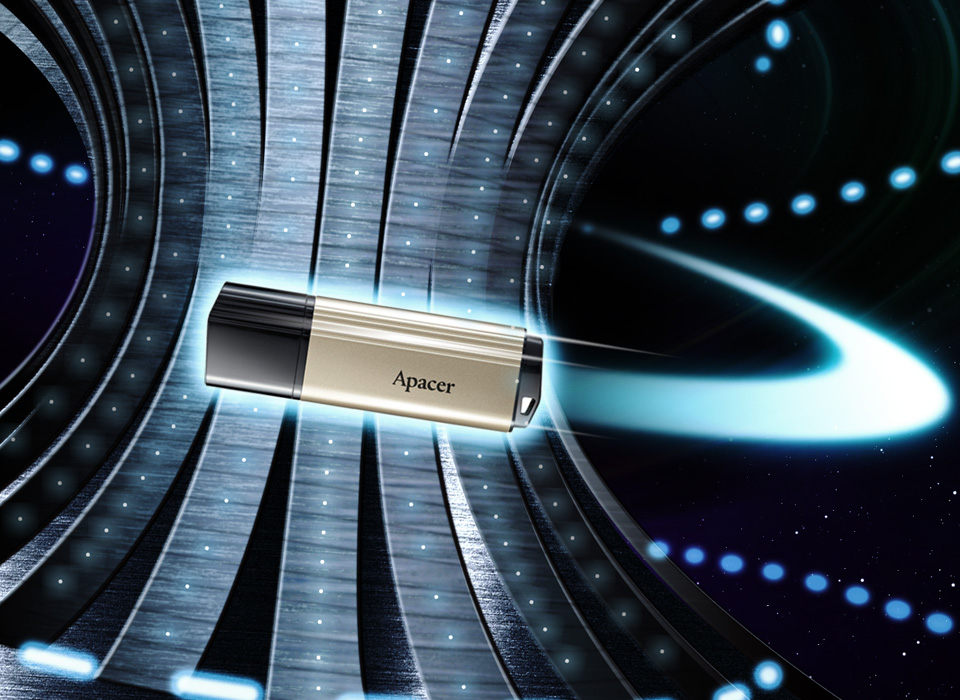 Флеш пам'ять USB 32 Gb Apacer AH353 Champagne Gold - зображення 5