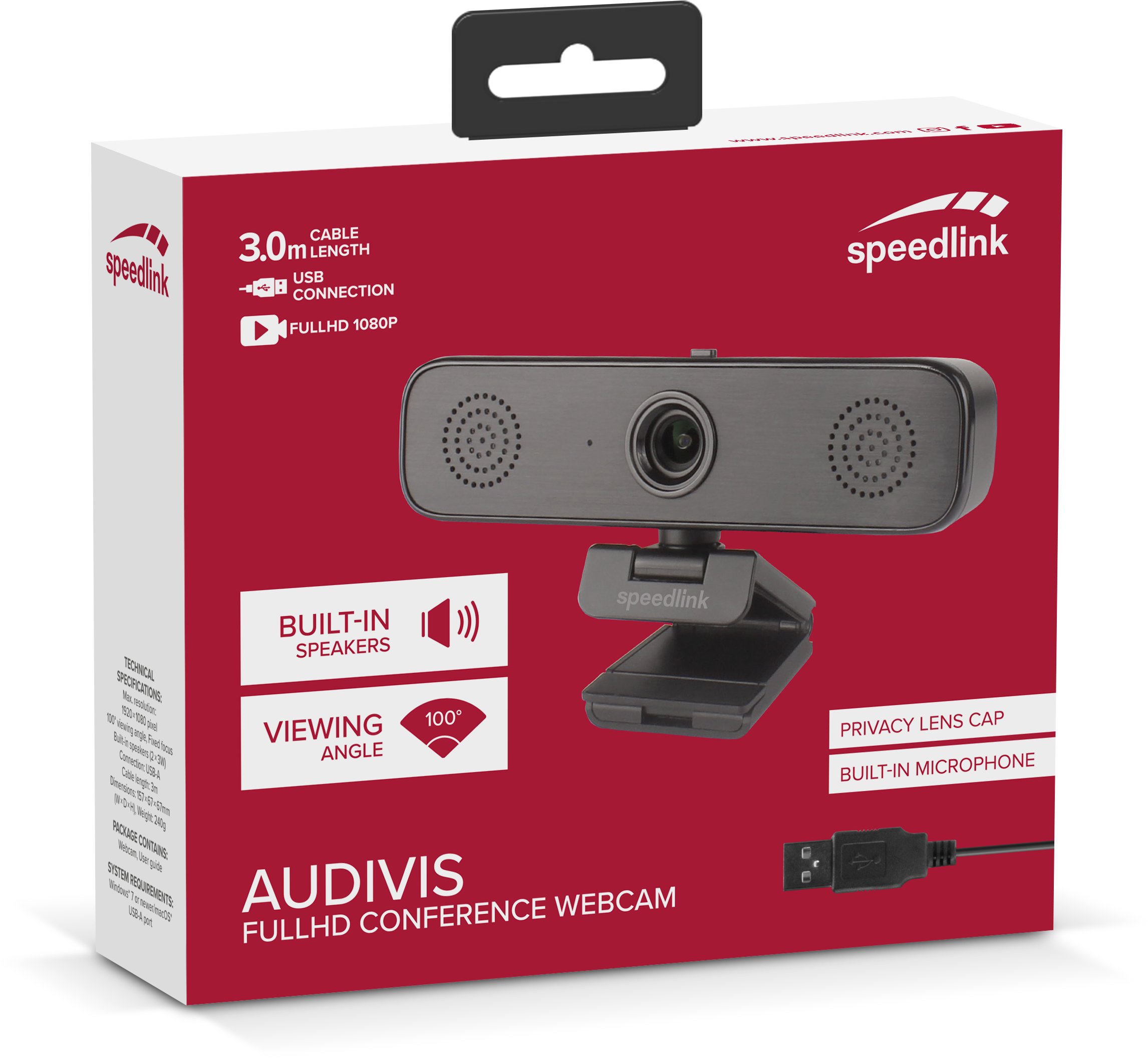 Вебкамера Speedlink AUDIVIS Conference - зображення 4
